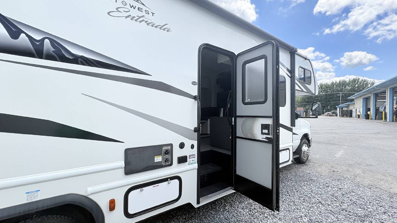 A photo of this 2023 Forest River EAST WEST ENTRADA 3100FB