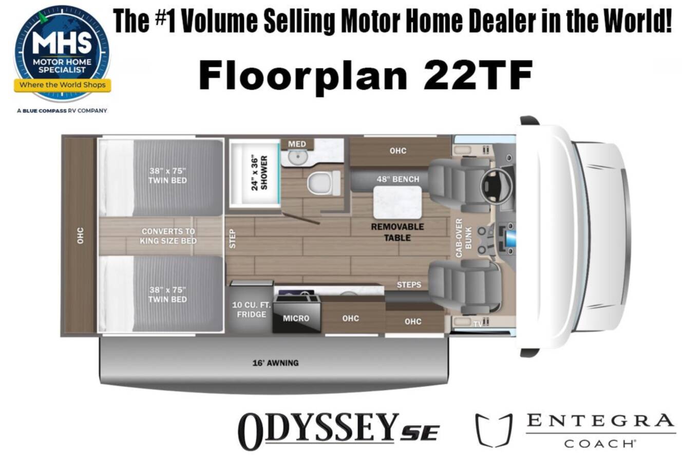 A photo of this 2027 Entegra Coach Odyssey SE 22TF