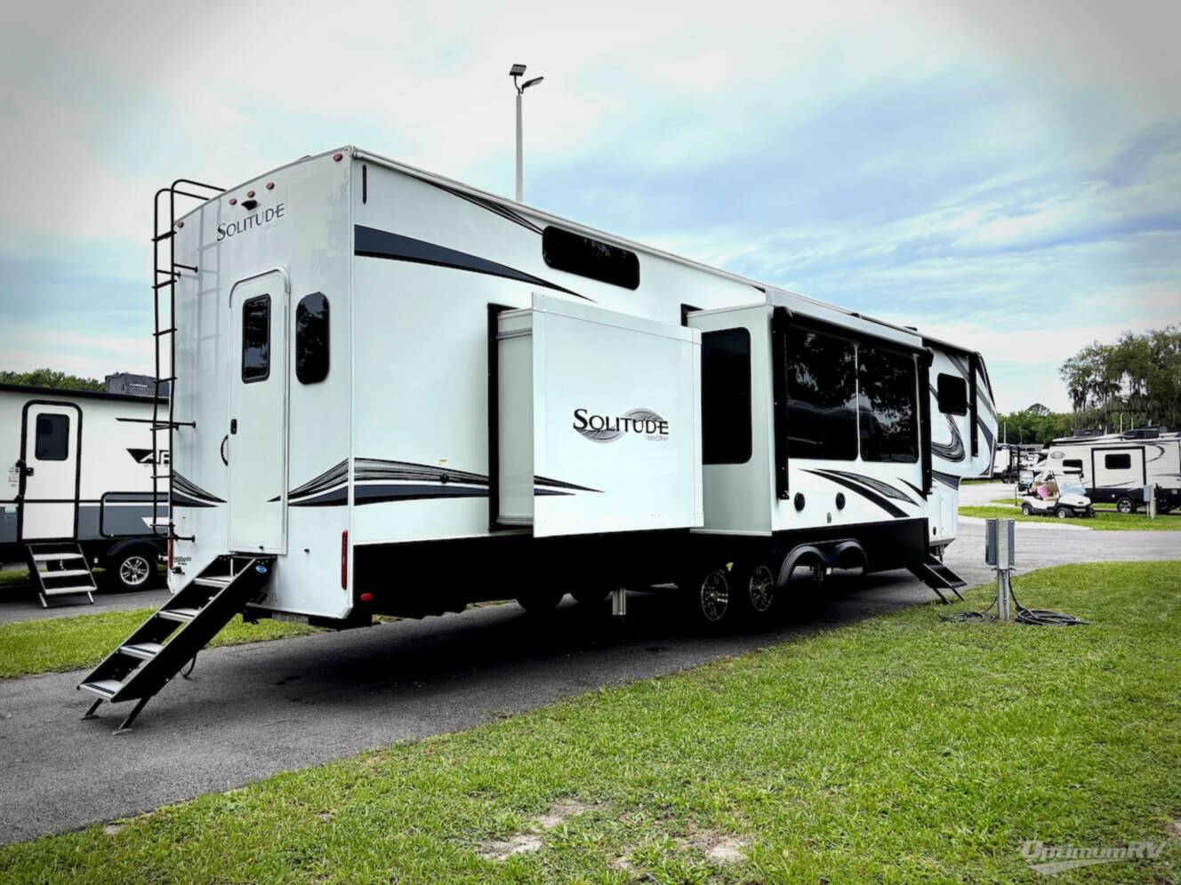 A photo of this 2023 Grand Design Solitude 391DL