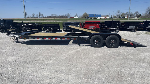 2026 Sure-Trac 7'X16'+8' Equipment Trailer 17.6K Tilt in Delphos, ME