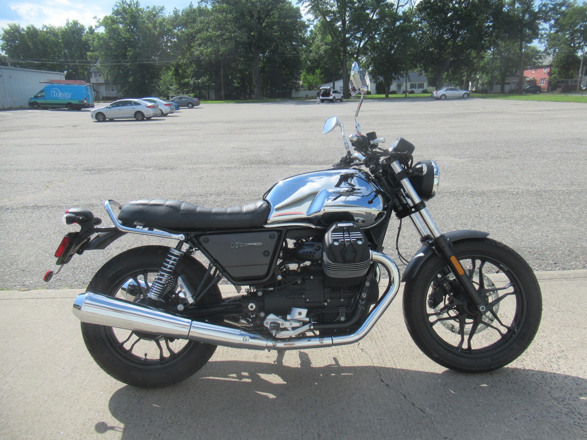 2018 Moto Guzzi V7 III Carbon Shine III CARBON SHINE in Springfield, MA