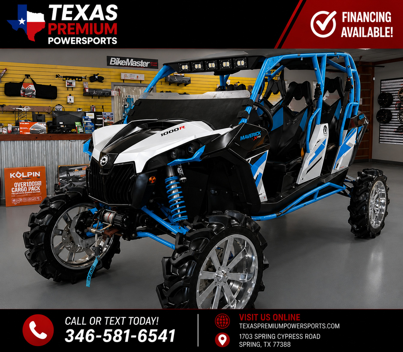 2017 Can-Am MAVERICK MAX 1000R XMR 4X4 EFI X MR 1000R in spring TX