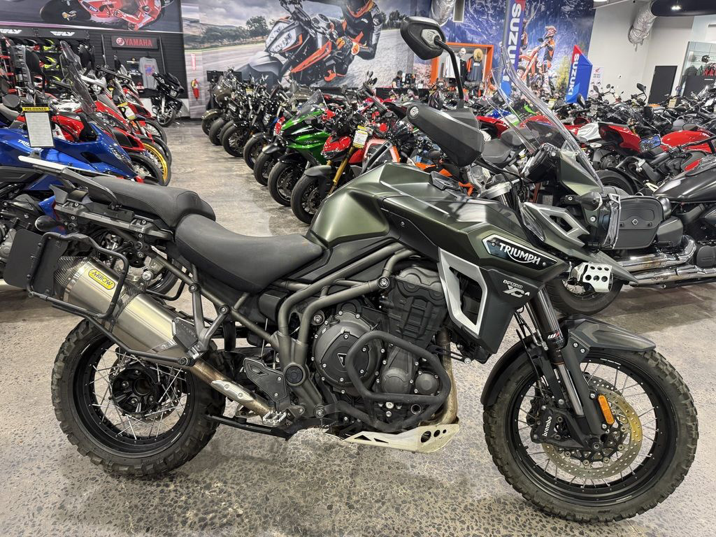 2017 Triumph Tiger Explorer XCA Matt Khaki Green XCA in Roswell, GA