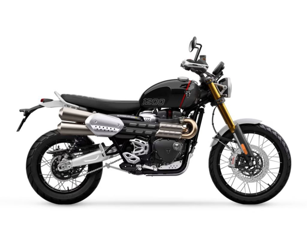 2025 Triumph Scrambler 1200 XE Phantom Black Storm Grey XE 1200 XE in Brooklyn, NY