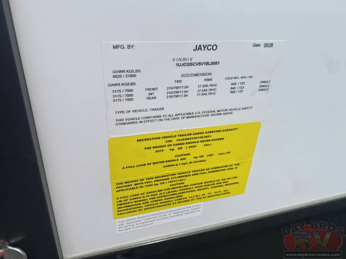 A photo of this 2027 Jayco Seismic 395