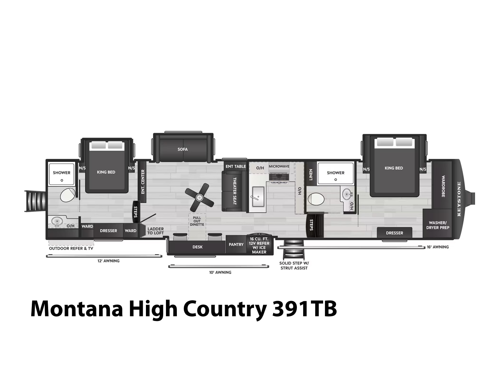 2027 Keystone Rv Montana High Country 391TB in grants pass OR