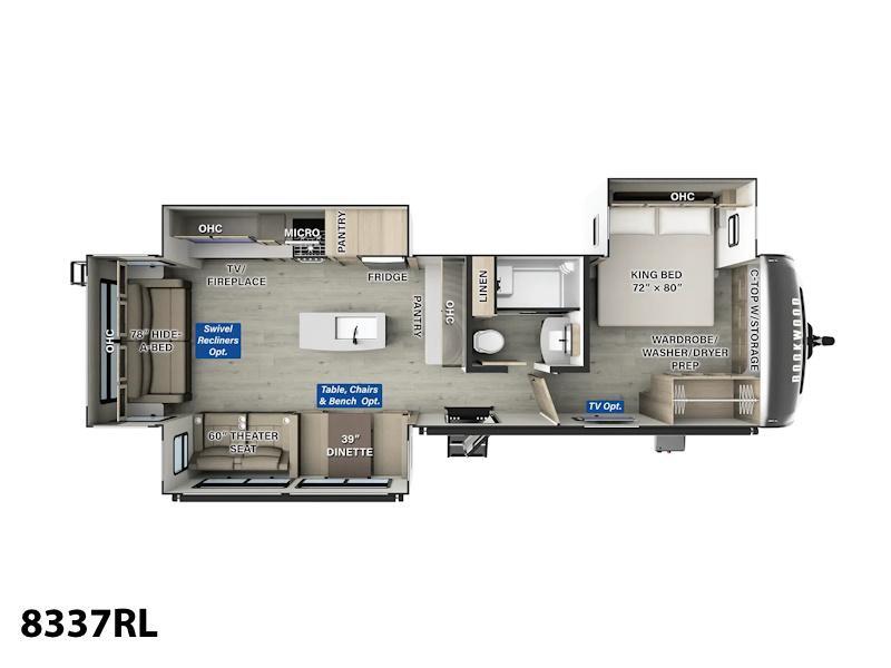2025 Forest River Rockwood Signature 8337RL in litchfield IL