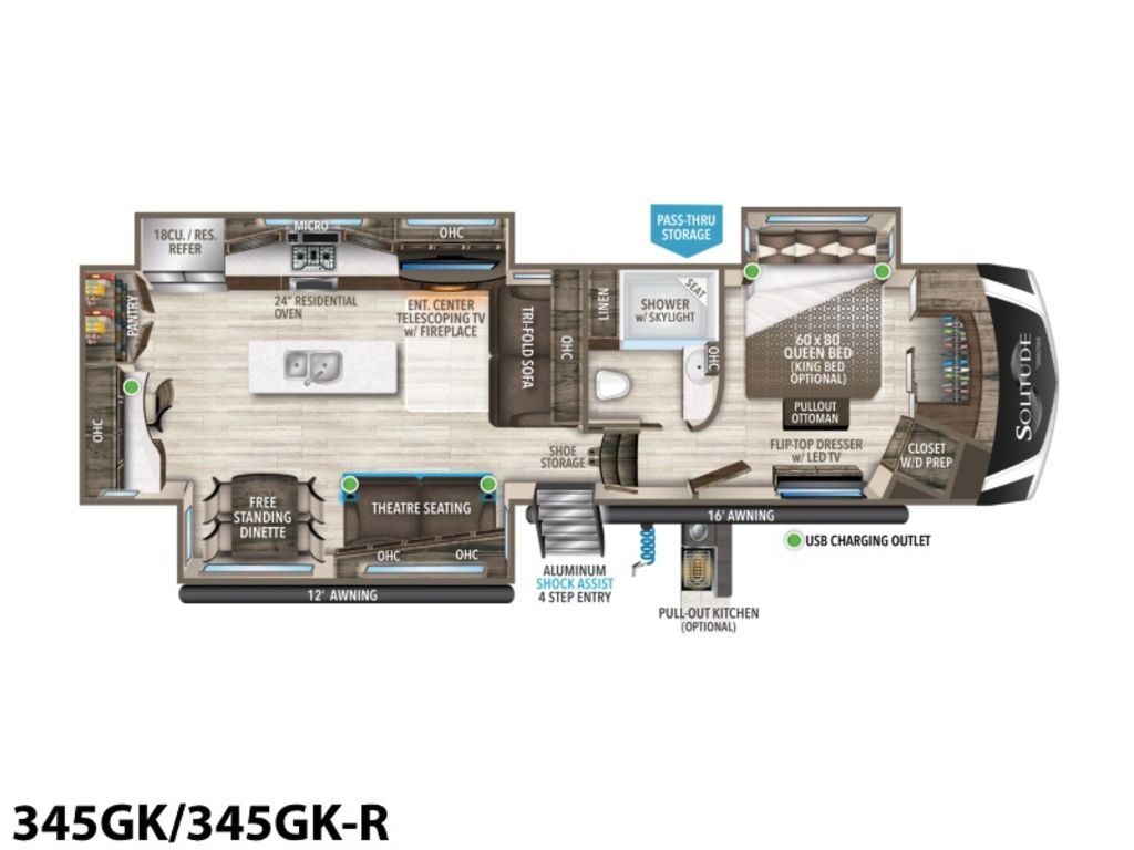 2021 Grand Design Solitude 345GK/345GK-R in nacogdoches TX