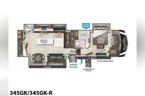 2021 Grand Design Solitude 345GK/345GK-R in nacogdoches TX