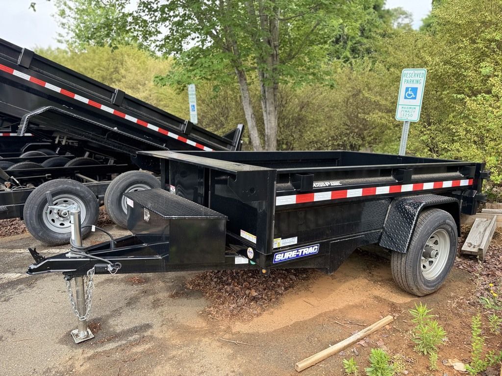 2025 Sure-Trac 5 x 8 Low Profile Homeowner Dump Trailer 5K Single Ram in lowell NC