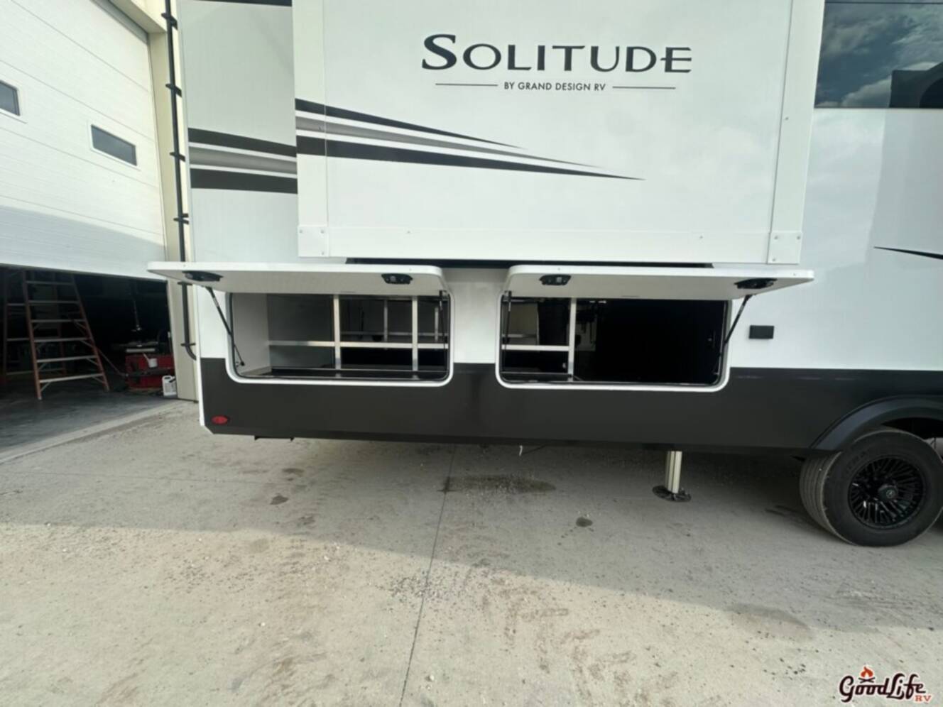 A photo of this 2026 Grand Design Solitude 390RK