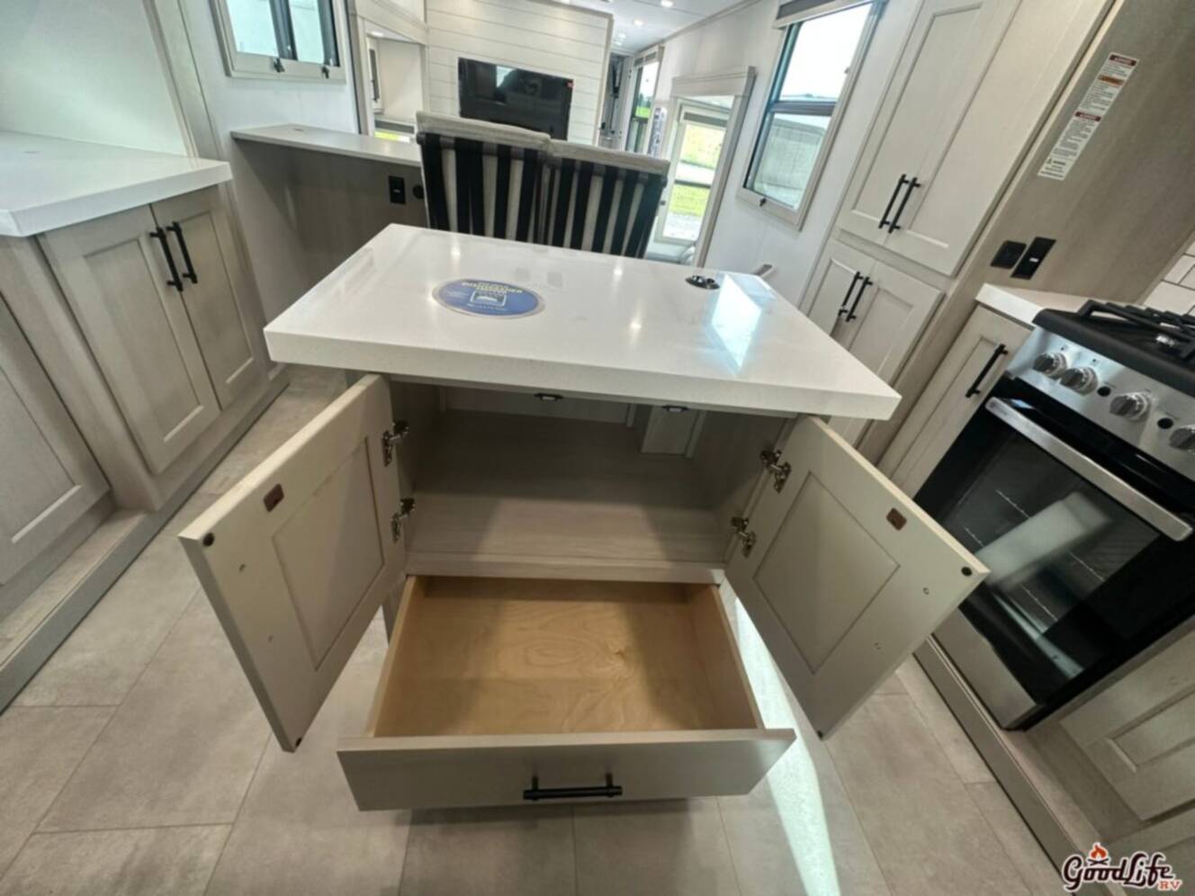 A photo of this 2026 Grand Design Solitude 390RK