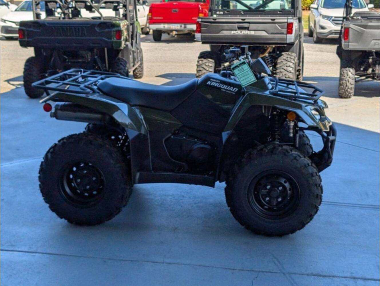 A photo of this 2025 Suzuki KingQuad 400ASi