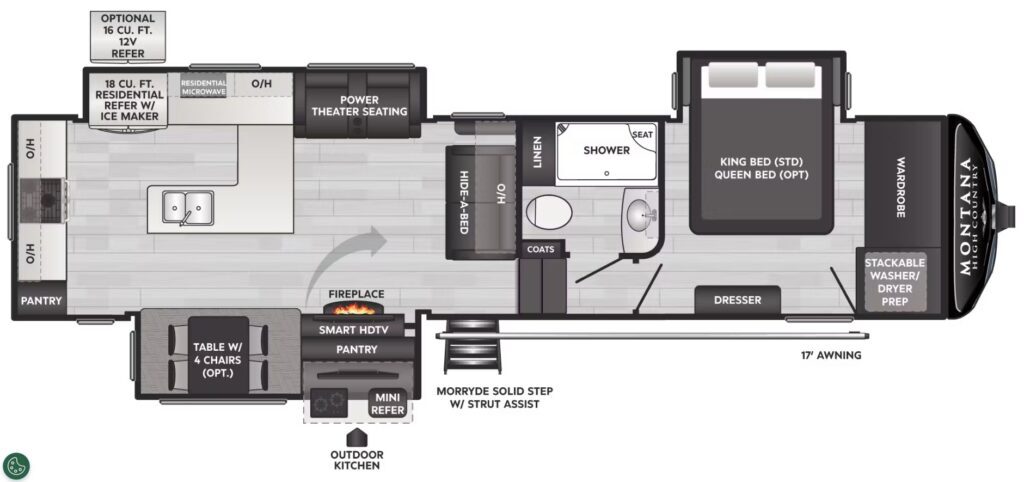 2025 Keystone Montana High Country 325RK in webster city IA