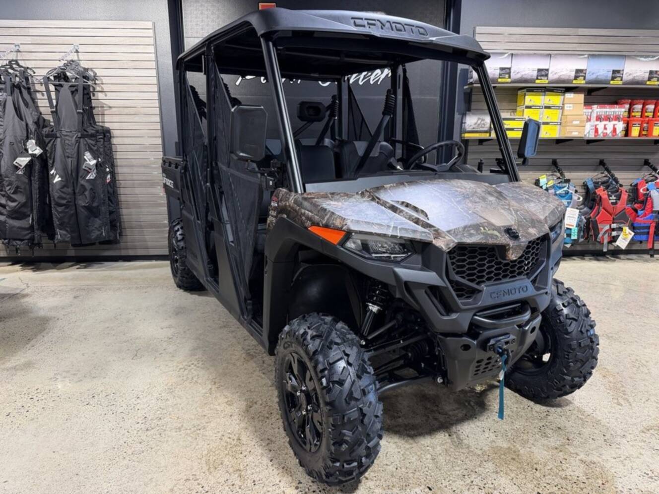 A photo of this 2026 CFMOTO UFORCE 800 XL Camo