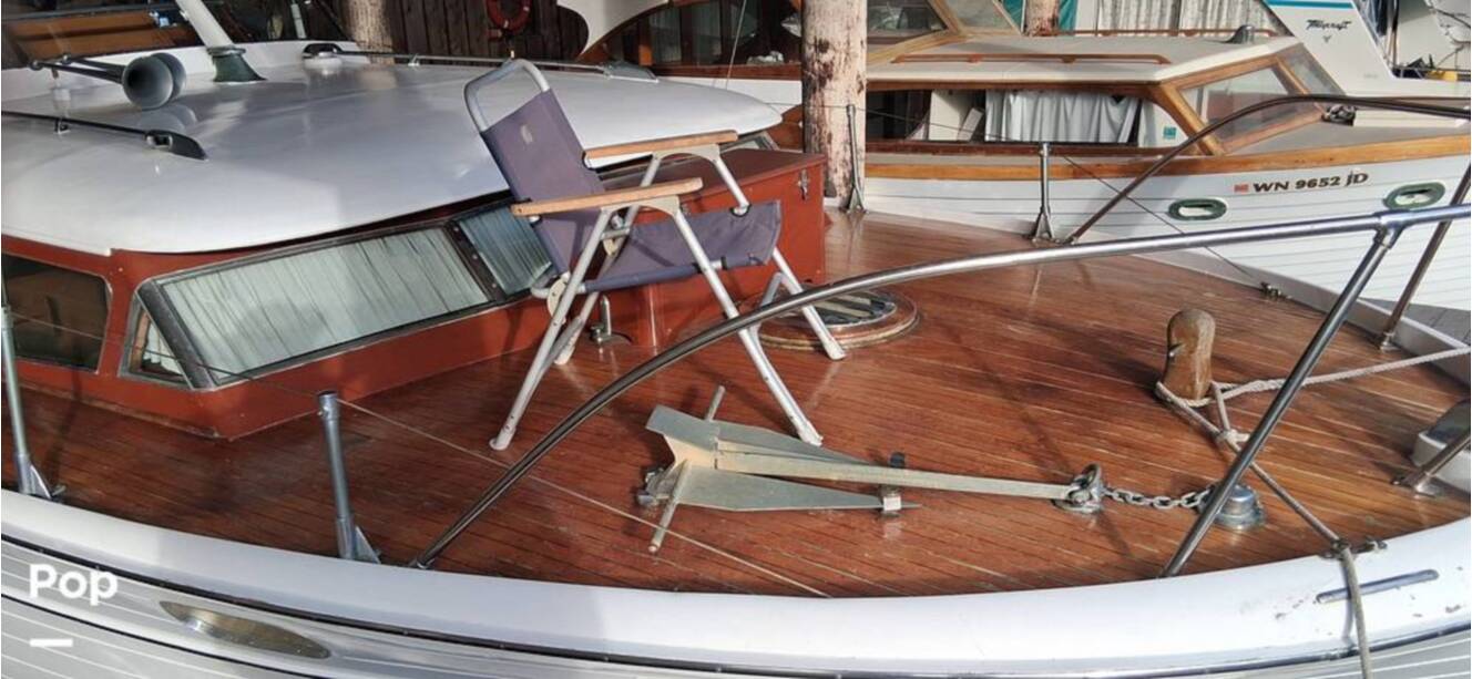 A photo of this 1957 Chris-Craft Constellation 38