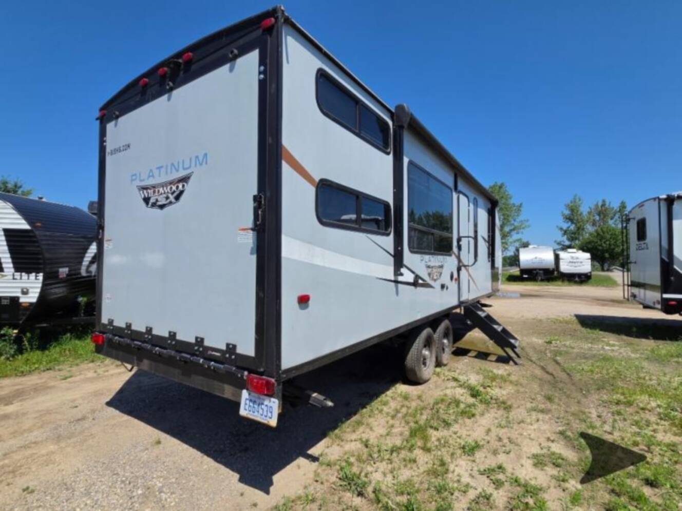 A photo of this 2022 Forest River Rv WILDWOOD FSX PLATINUM 270RTKX