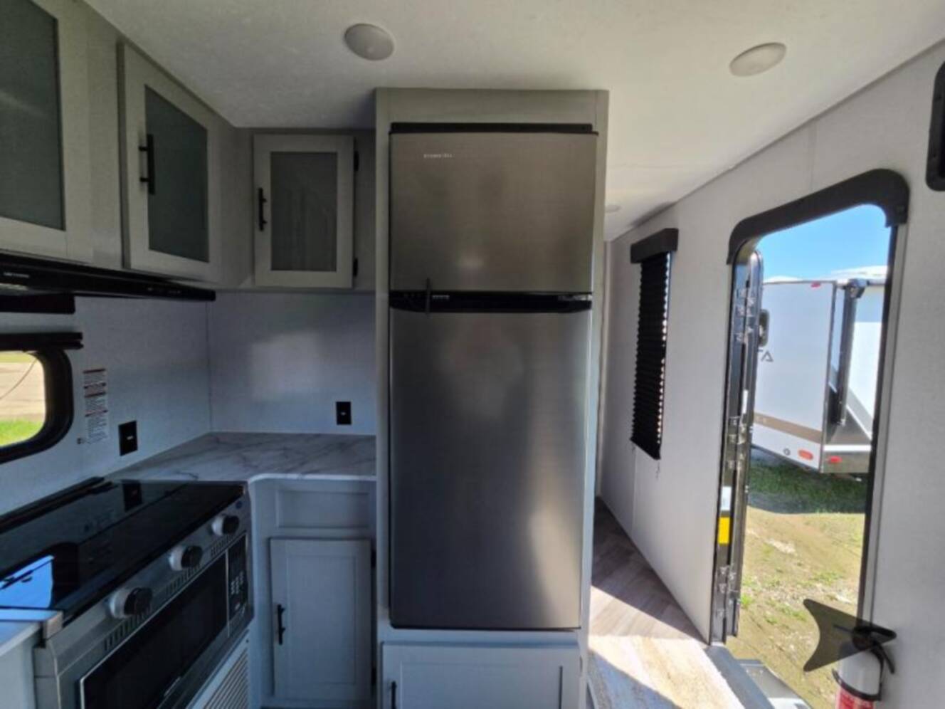 A photo of this 2022 Forest River Rv WILDWOOD FSX PLATINUM 270RTKX