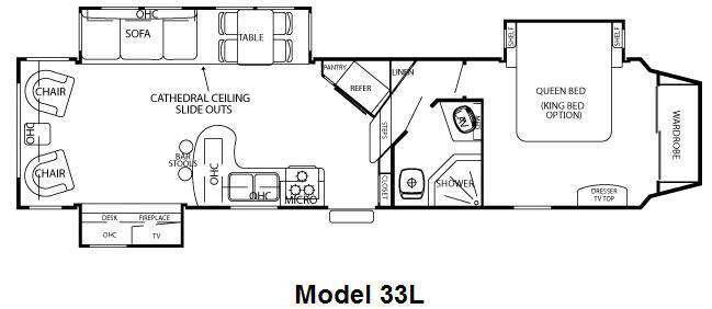 2011 Forest River Rv Cedar Creek Silverback 33L in north branch MI