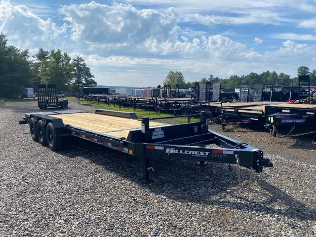 2027 HILLCREST 7X21+3 Powder Coated 21K I-Beam Equipment Trailer in Loudon, NH