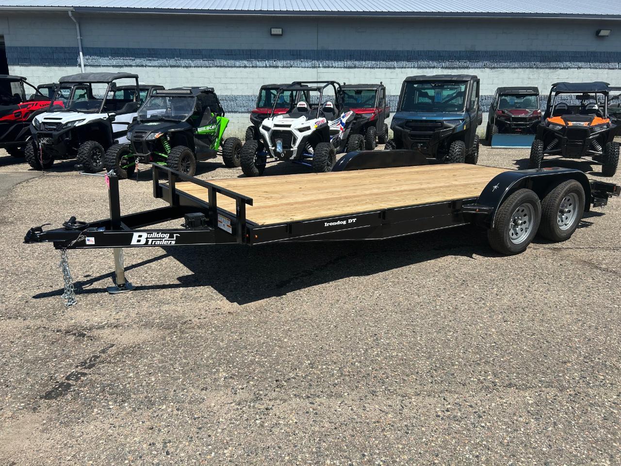 2026 Bulldog 7x18' Irondog DT Car Hauler Flatbed Trailer in wadena MN