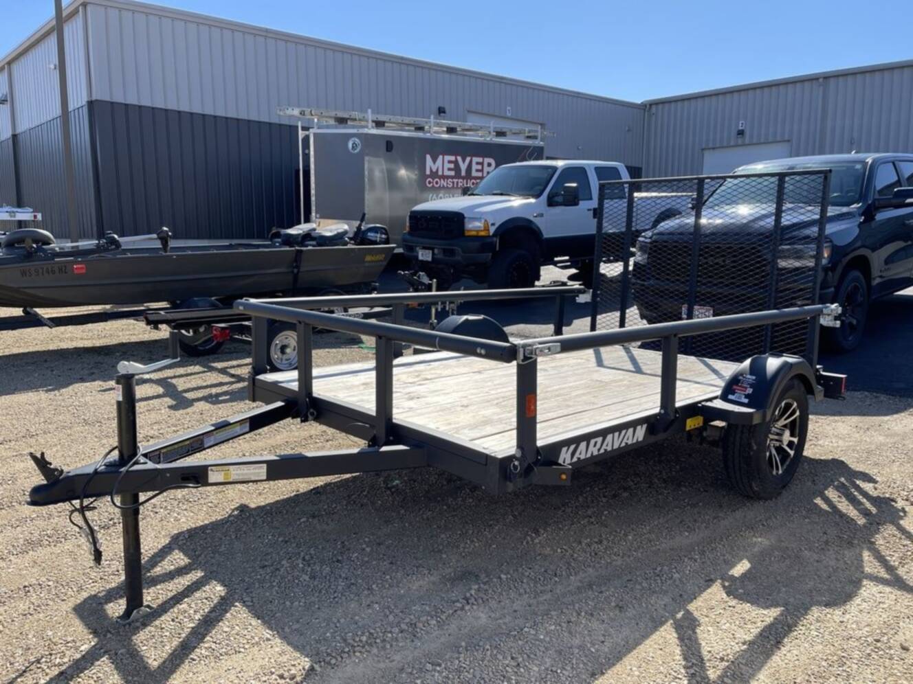 A photo of this 2025 Karavan 5.5 x 9ft. Steel utility Trailer