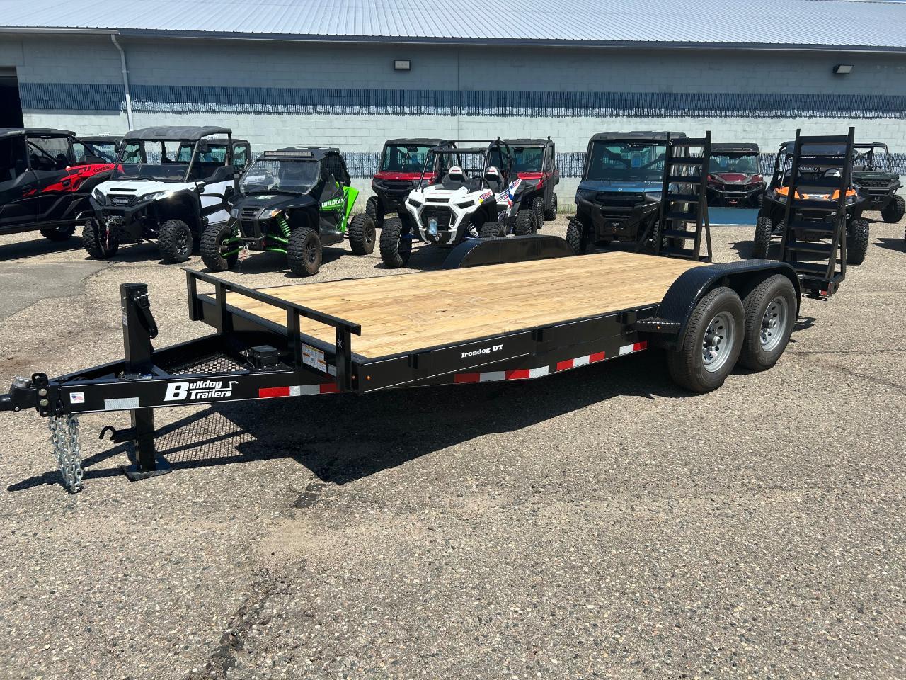2026 Bulldog 7x18' Irondog DT Car Hauler Equipment Trailer in wadena MN