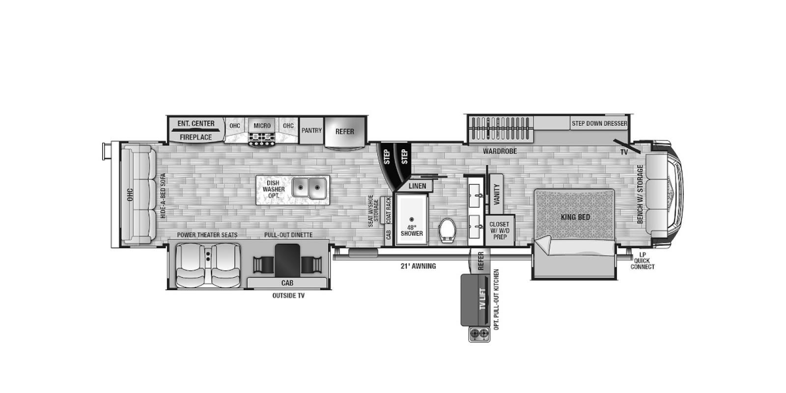 2022 Forest River Cedar Creek Champagne 38EBS in frankfort IL