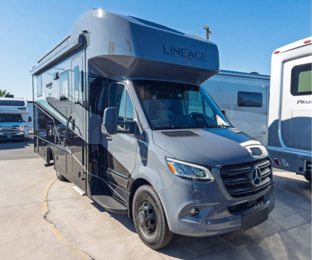 A photo of this 2026 Grand Design LINEAGE SERIES M 25FW-FBP