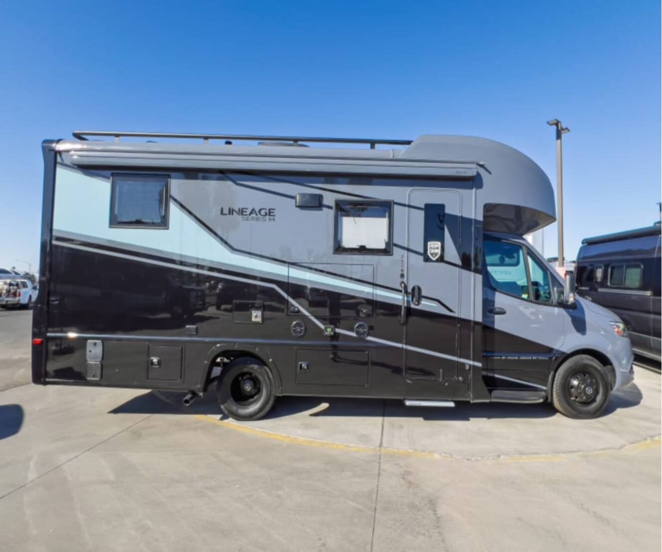 A photo of this 2026 Grand Design LINEAGE SERIES M 25FW-FBP