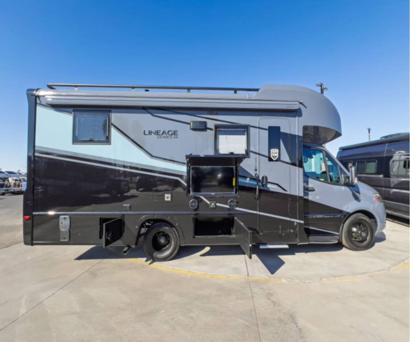 A photo of this 2026 Grand Design LINEAGE SERIES M 25FW-FBP