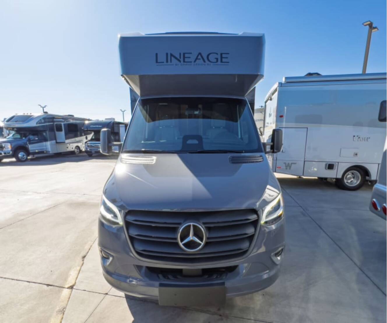 A photo of this 2026 Grand Design LINEAGE SERIES M 25FW-FBP