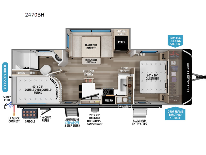 2027 Grand Design Imagine 2470BH in katy TX