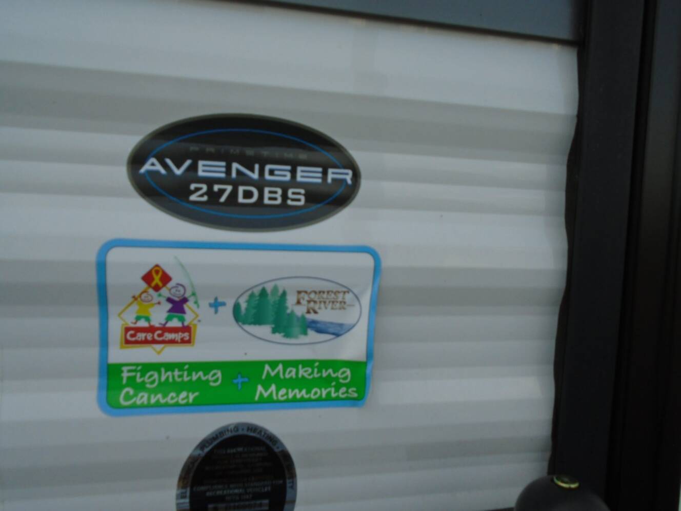 A photo of this 2025 Prime Time Rv Avenger 27DBS