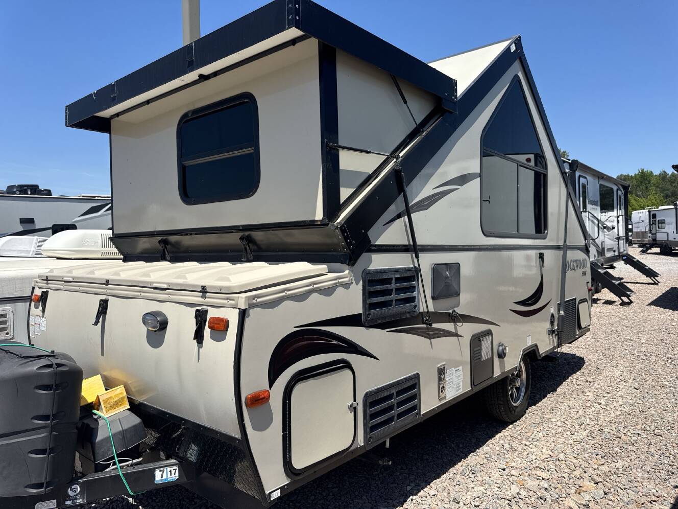 A photo of this 2017 Forest River ROCKWOOD HARD SIDE A214HW
