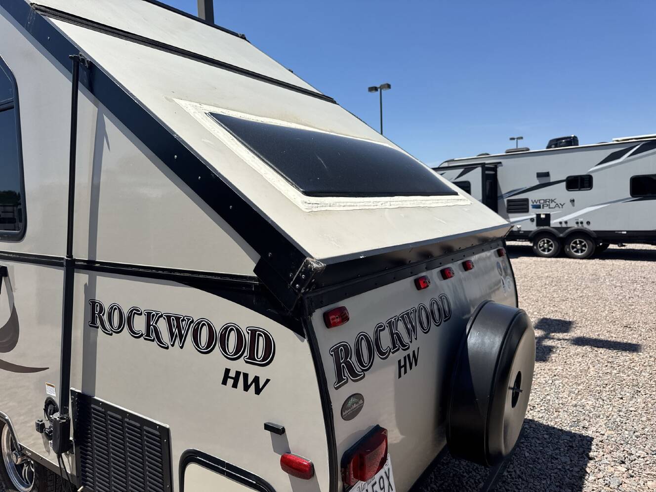 A photo of this 2017 Forest River ROCKWOOD HARD SIDE A214HW