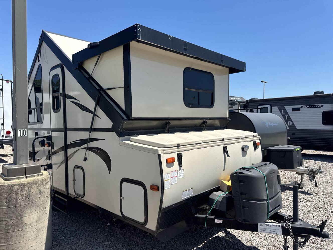 A photo of this 2017 Forest River ROCKWOOD HARD SIDE A214HW
