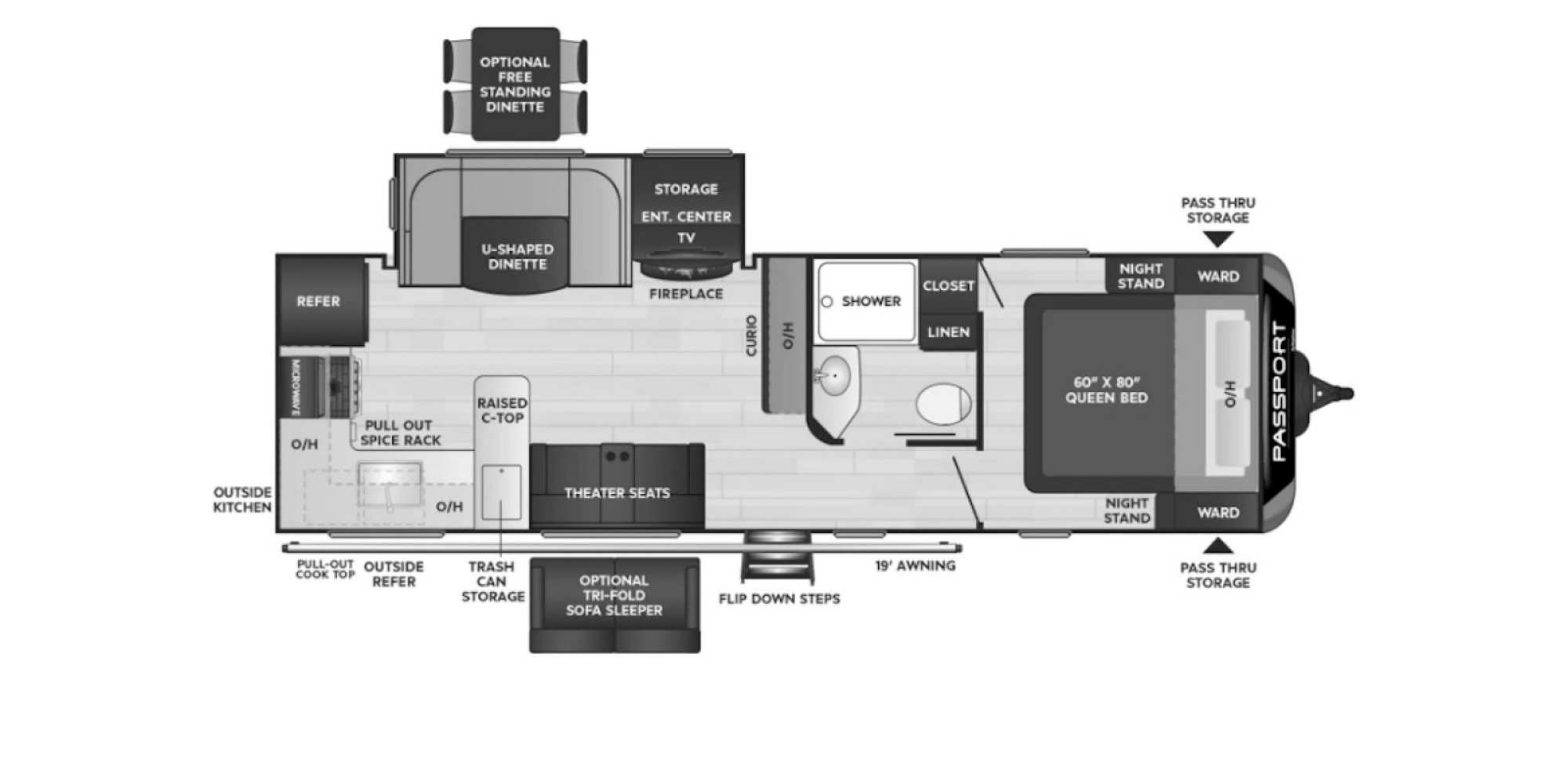 2022 Keystone PASSPORT 2704RK in ridgeland SC