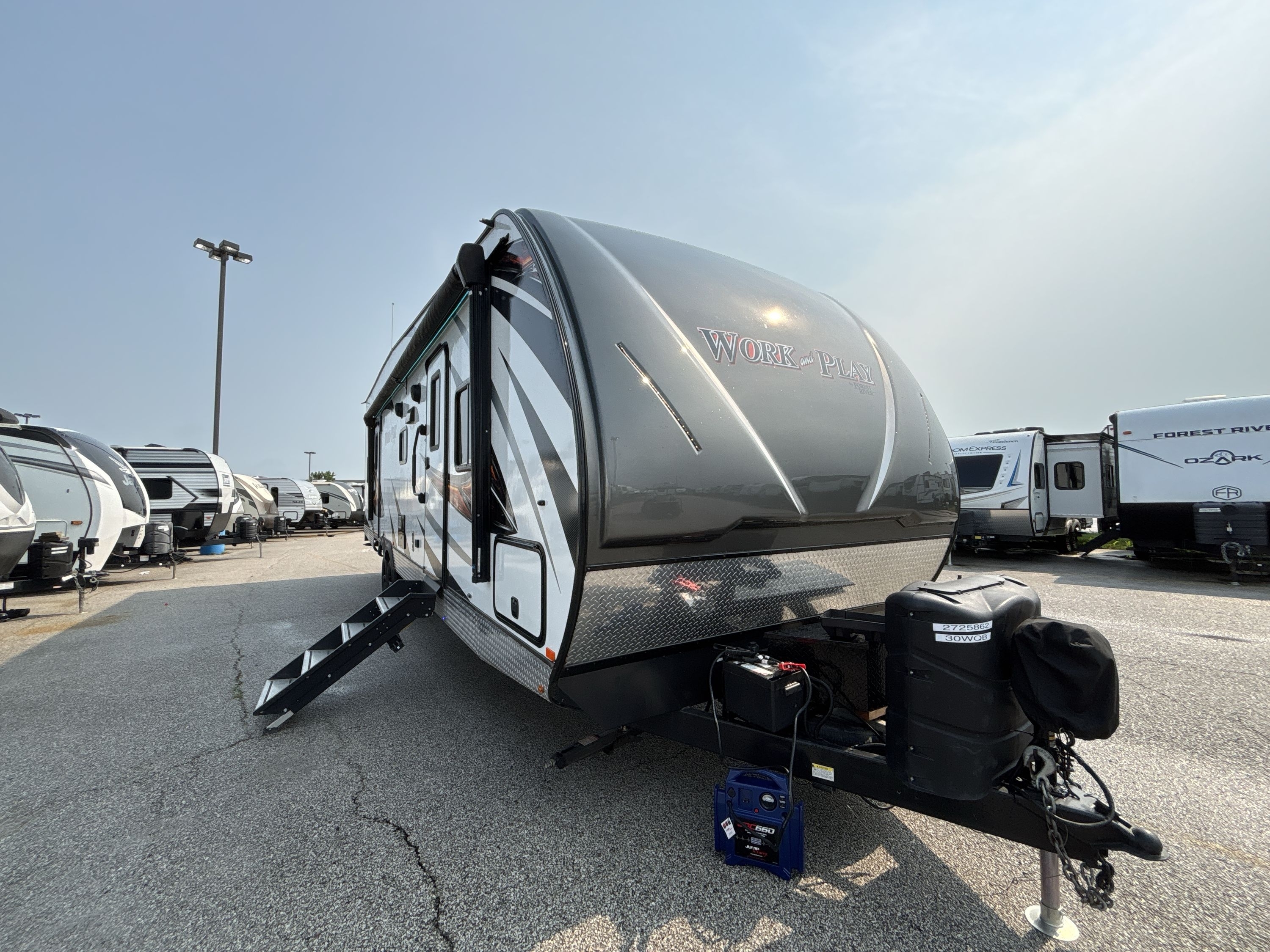 2019 Forest River WORK & PLAY 30WQB Travel Trailer Toy Hauler RV