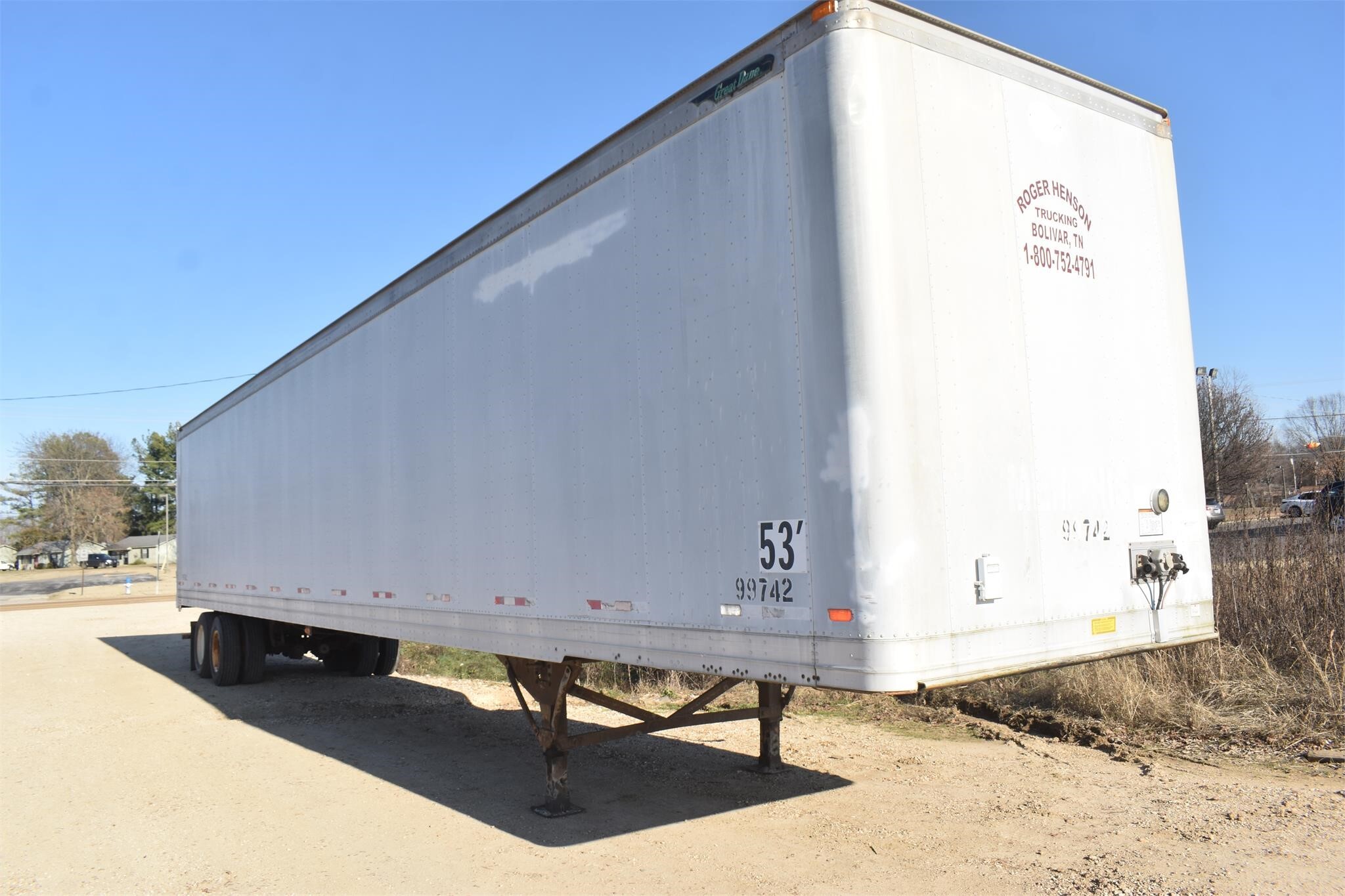 1999 GREAT DANE 53 FT DRY VAN in Covington, TN