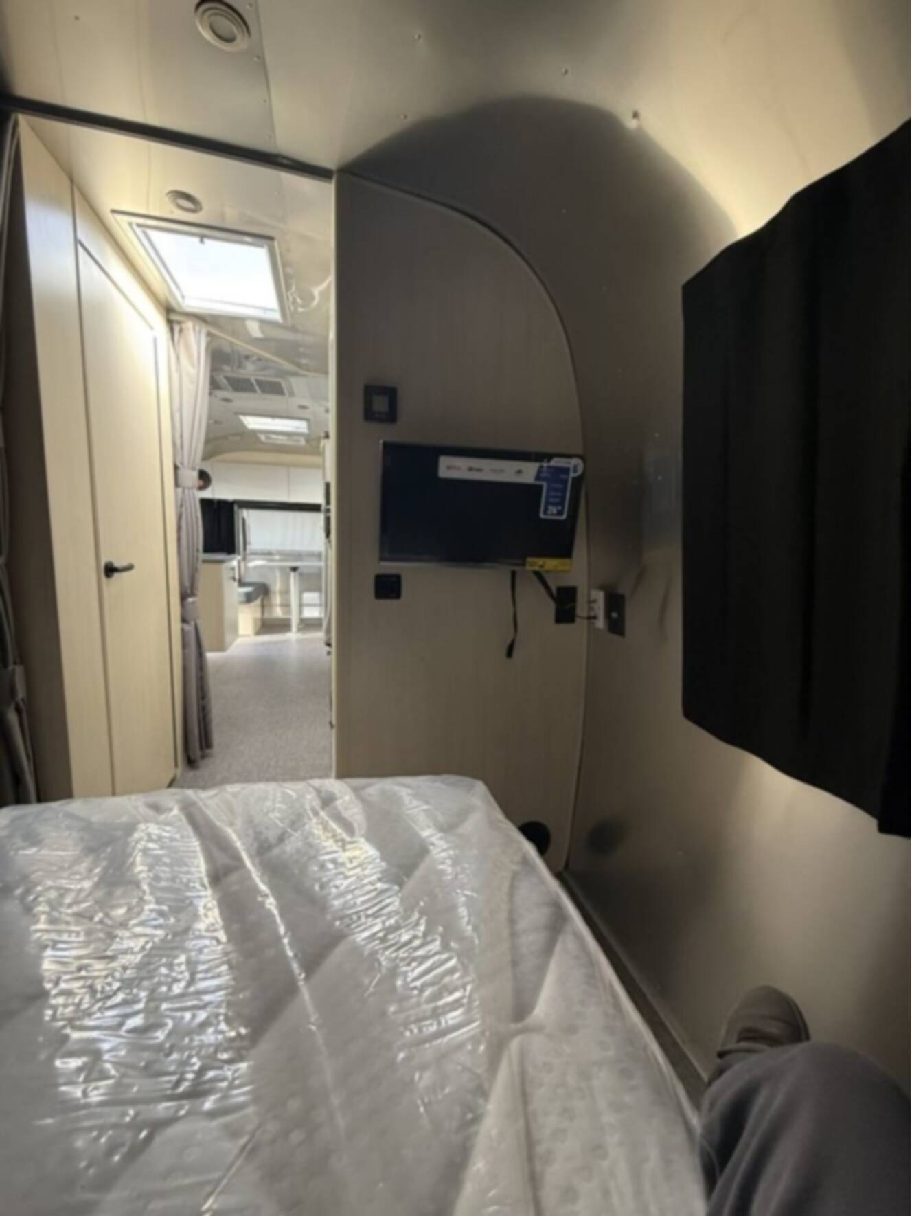 A photo of this 2026 Airstream Midnight Flamingo Flying Cloud 27FB