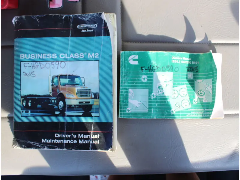2015 FREIGHTLINER M2 106 Truck w/TEREX STC-55 HI-RANGER MATERIAL HANDLING AERIAL DEVICE-BUCKET TRUCK 