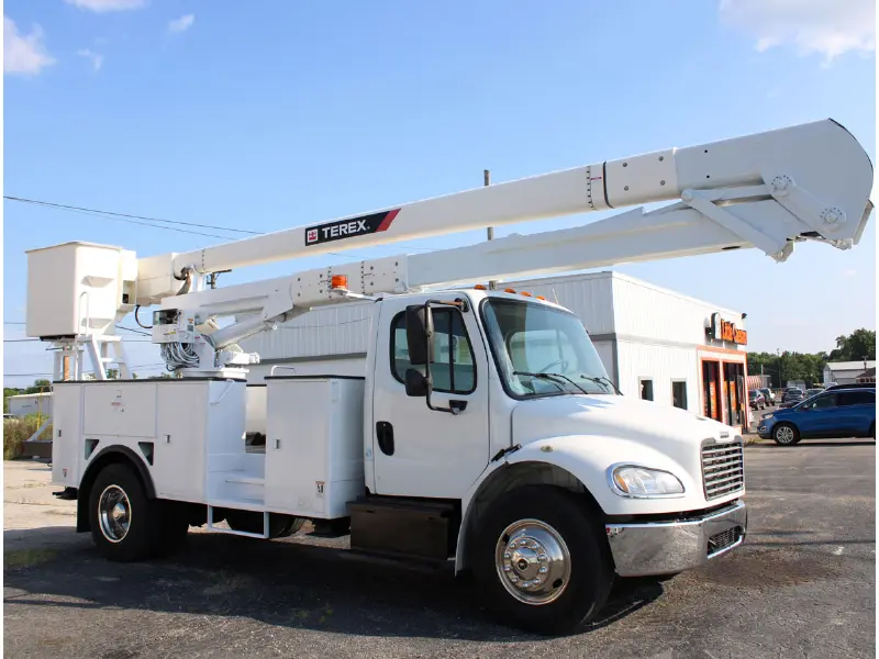 2015 FREIGHTLINER M2 106 Truck w/TEREX STC-55 HI-RANGER MATERIAL HANDLING AERIAL DEVICE-BUCKET TRUCK