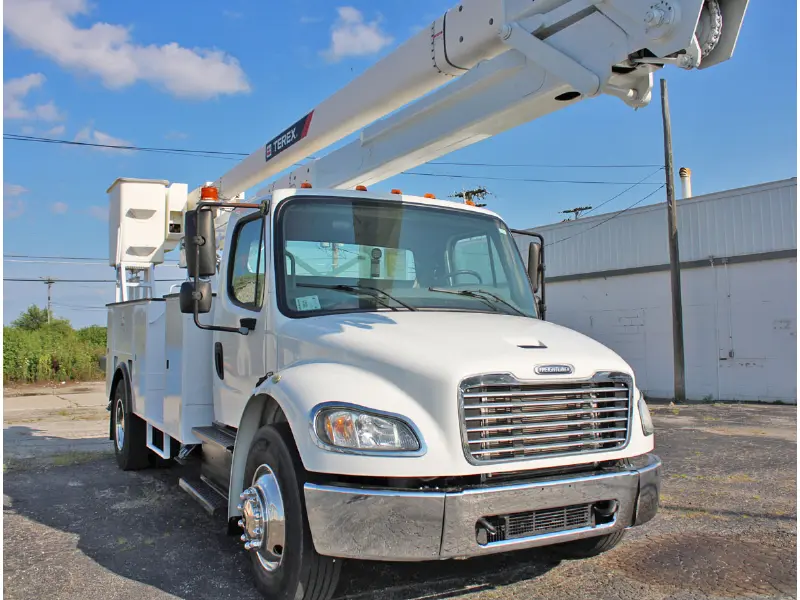 2015 FREIGHTLINER M2 106 Truck w/TEREX STC-55 HI-RANGER MATERIAL HANDLING AERIAL DEVICE-BUCKET TRUCK