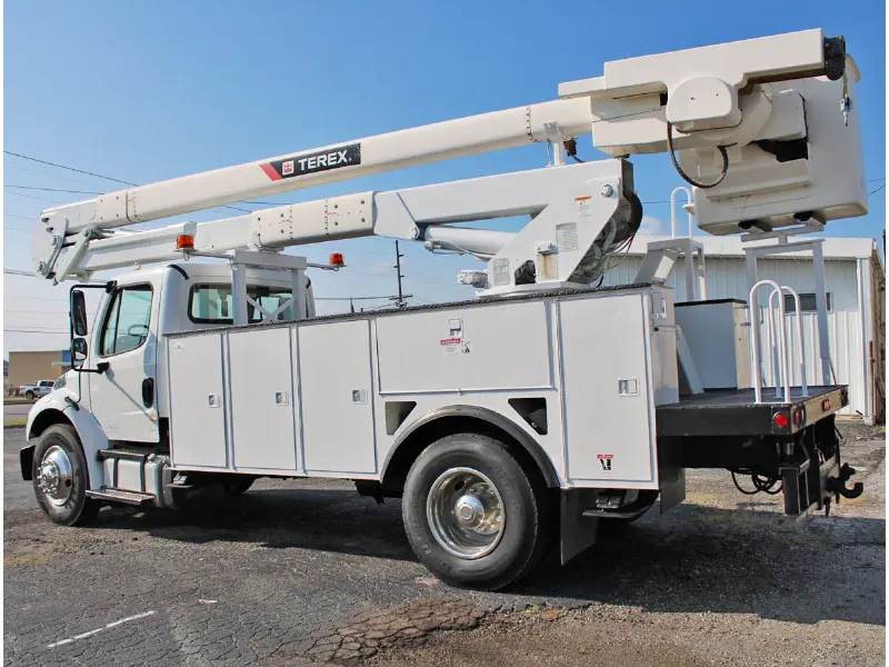 2015 FREIGHTLINER M2 106 Truck w/TEREX STC-55 HI-RANGER MATERIAL HANDLING AERIAL DEVICE-BUCKET TRUCK 
