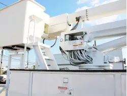 2015 FREIGHTLINER M2 106 Truck w/TEREX STC-55 HI-RANGER MATERIAL HANDLING AERIAL DEVICE-BUCKET TRUCK 