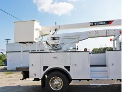 2015 FREIGHTLINER M2 106 Truck w/TEREX STC-55 HI-RANGER MATERIAL HANDLING AERIAL DEVICE-BUCKET TRUCK 