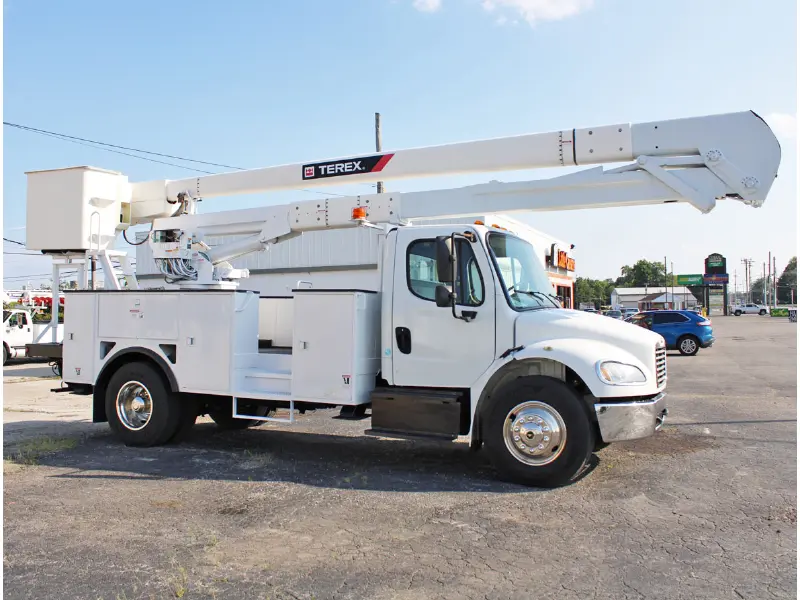 2015 FREIGHTLINER M2 106 Truck w/TEREX STC-55 HI-RANGER MATERIAL HANDLING AERIAL DEVICE-BUCKET TRUCK 