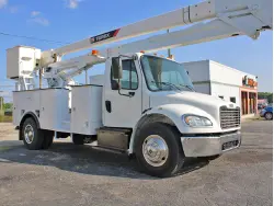 2015 FREIGHTLINER M2 106 Truck w/TEREX STC-55 HI-RANGER MATERIAL HANDLING AERIAL DEVICE-BUCKET TRUCK 