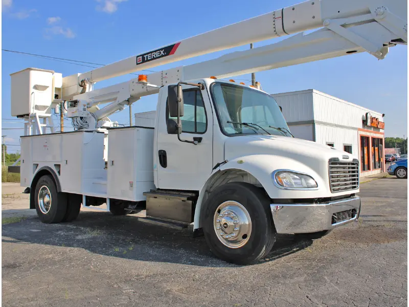 2015 FREIGHTLINER M2 106 Truck w/TEREX STC-55 HI-RANGER MATERIAL HANDLING AERIAL DEVICE-BUCKET TRUCK